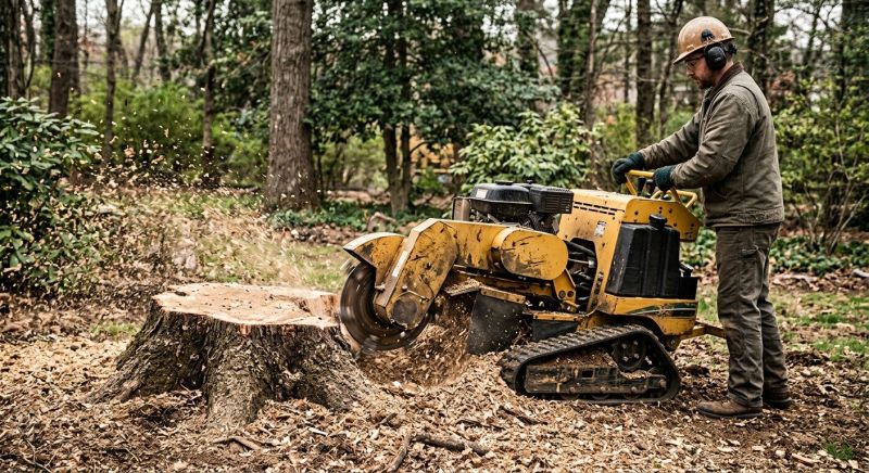 Tree Root Grinding in Aiken, SC